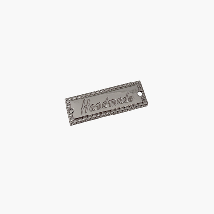 Handmade Yazılı Metal Etiket 4x1 cm