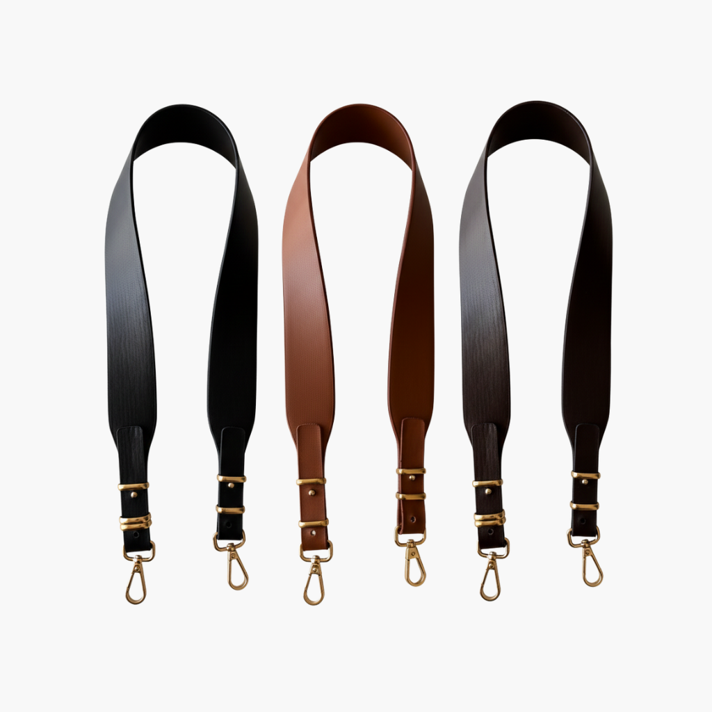 Laser-Cut Adjustable Leather Strap