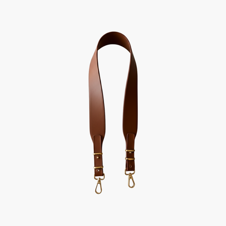 Laser-Cut Adjustable Leather Strap