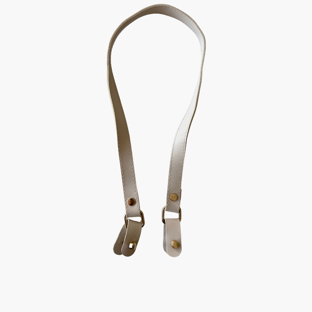 Leather Bag Strap with Screw Hooks 70 cm