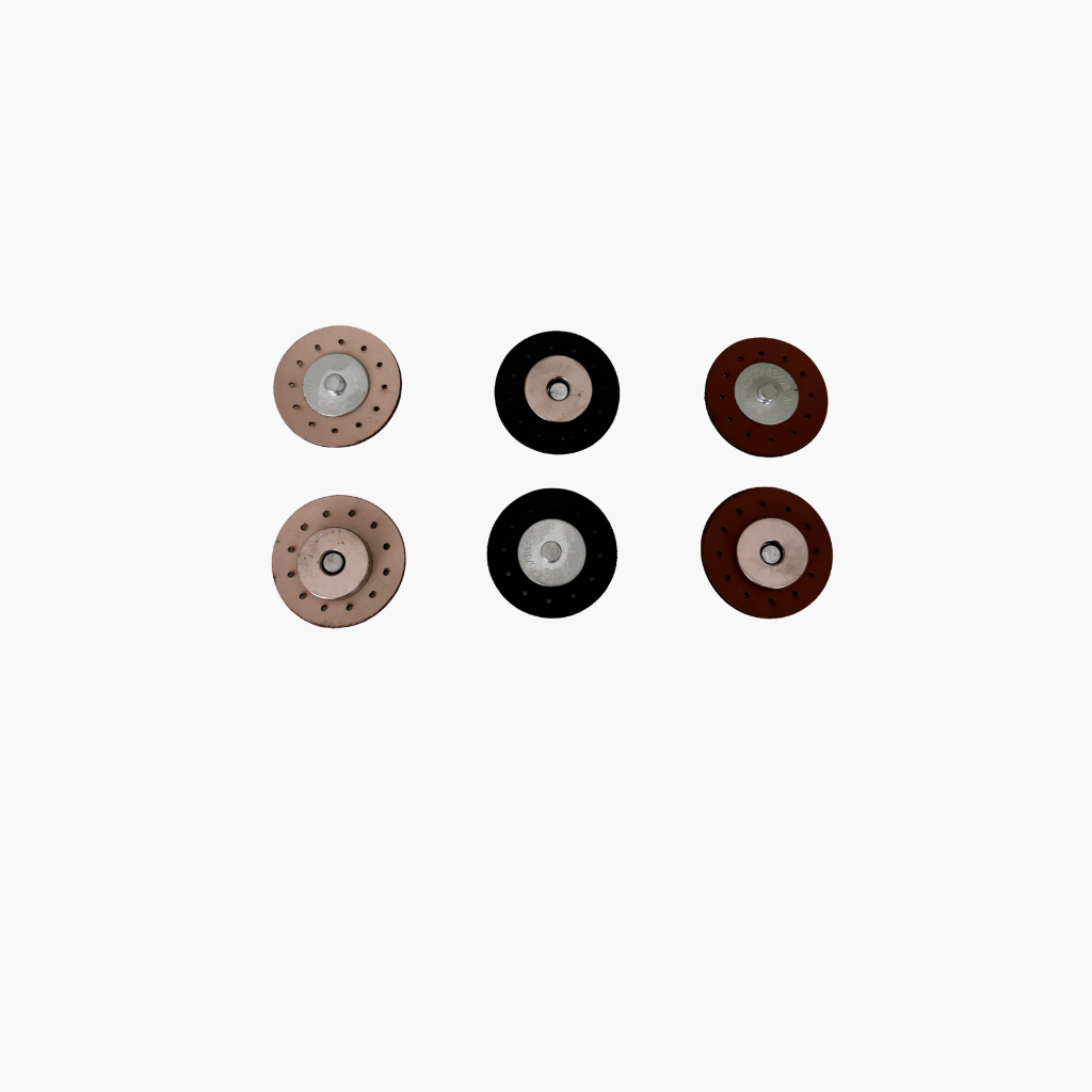 Leather Bag Magnetic Snap Set (2 Pieces)
