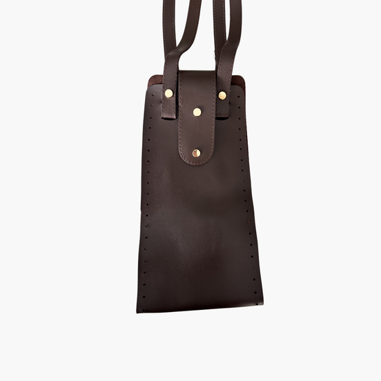 Gold Tokalı Orta Körük Suni Deri Çanta Seti - Beymen