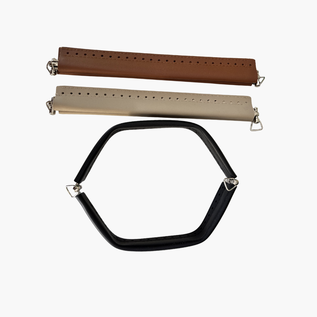 Leather Spring Bag Frame 30 cm
