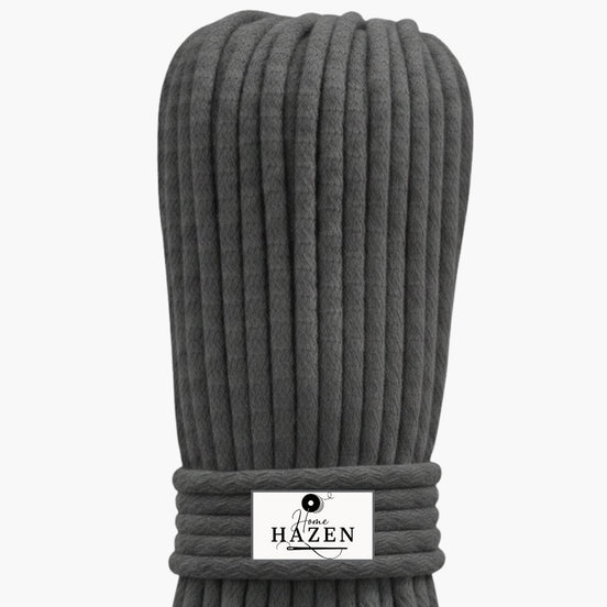 Füme Renk 4-5 mm Pamuklu Kordon İp