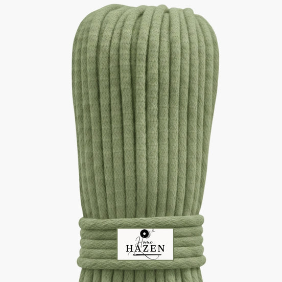 Fıstık Yeşili Renk 4-5 mm Pamuklu Kordon İp