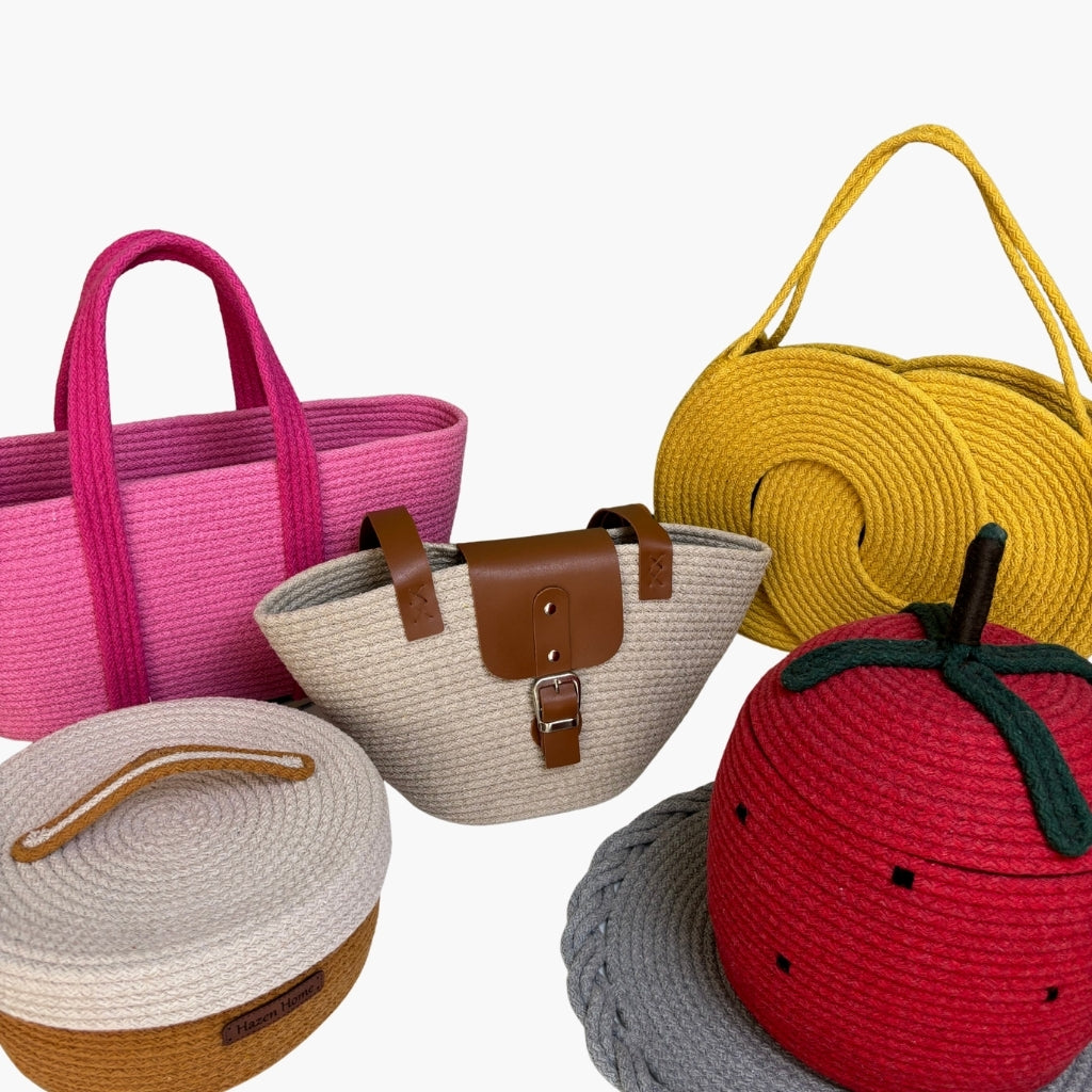 Jüt Renk 6-7 mm Pamuklu Kordon İp