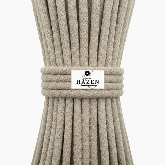 Jüt Renk 6-7 mm Pamuklu Kordon İp
