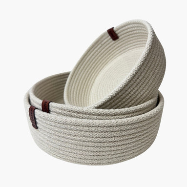 Ekru Renk 6-7 mm Pamuklu Kordon İp