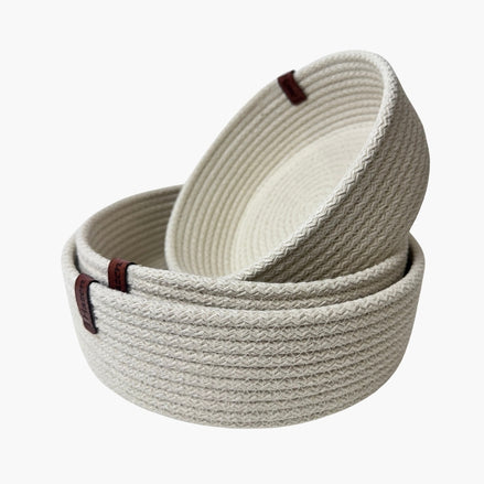 Ekru Renk 6-7 mm Pamuklu Kordon İp