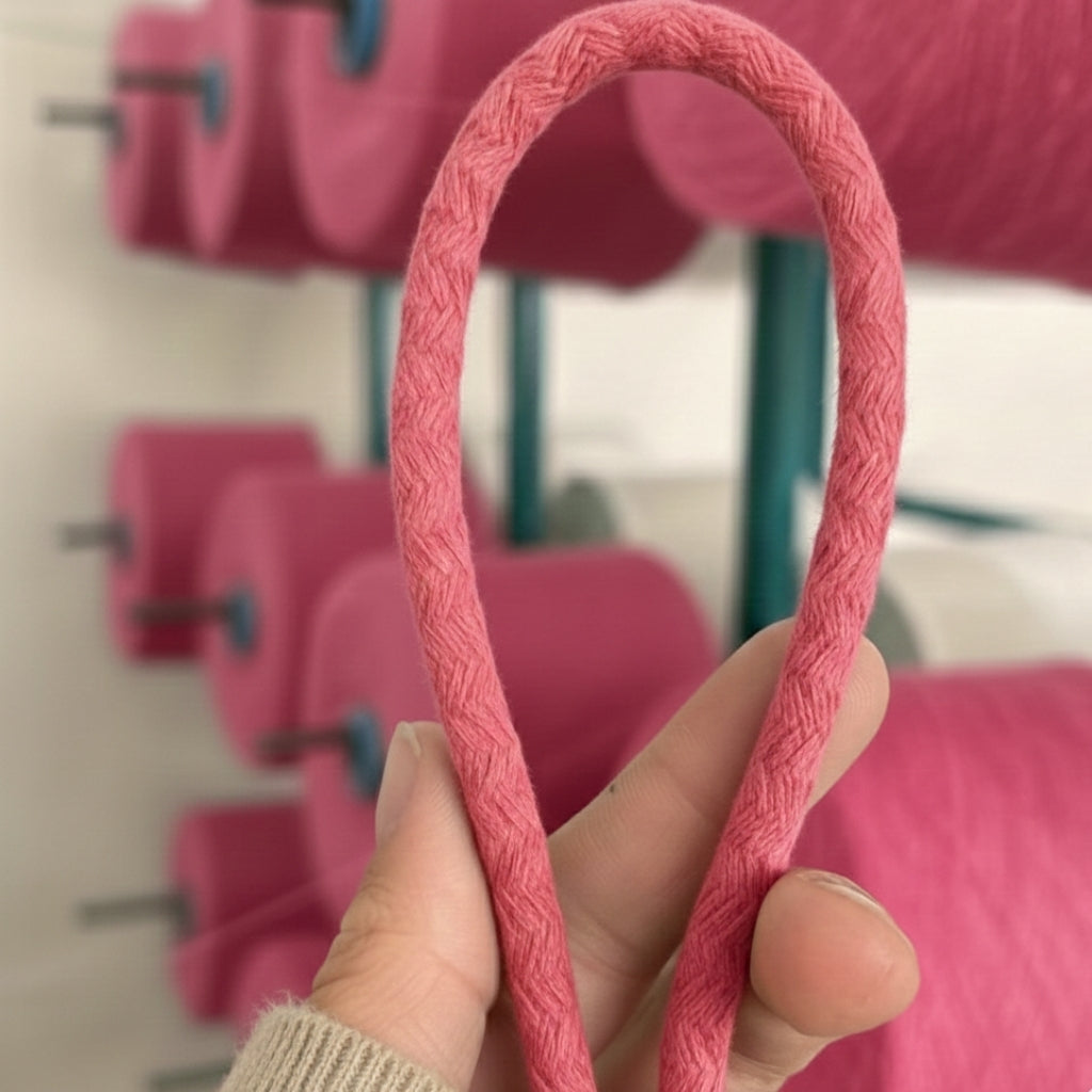 Jute Color 6-7 mm Cotton Cord Thread