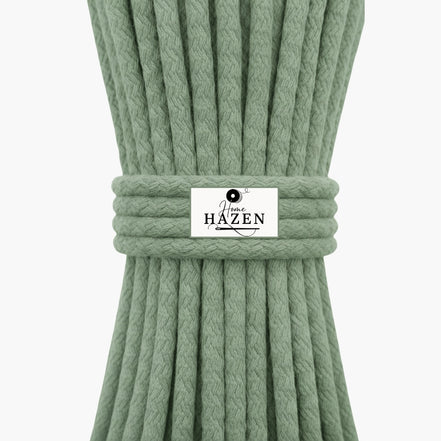Çağla Yeşili Renk 6-7 mm Pamuklu Kordon İp