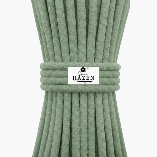 Çağla Yeşili Renk 6-7 mm Pamuklu Kordon İp