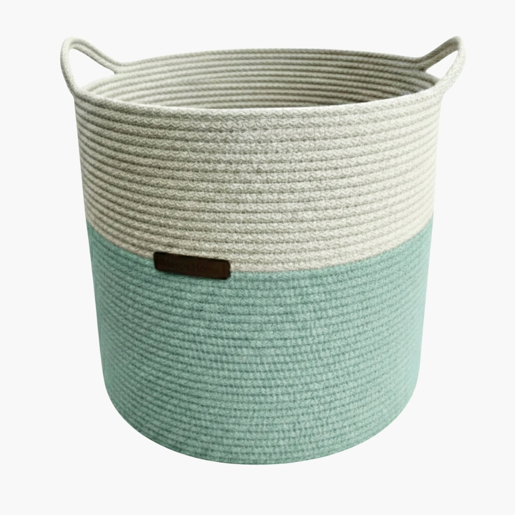 Mint Yeşili Renk 6-7 mm Pamuklu Kordon İp