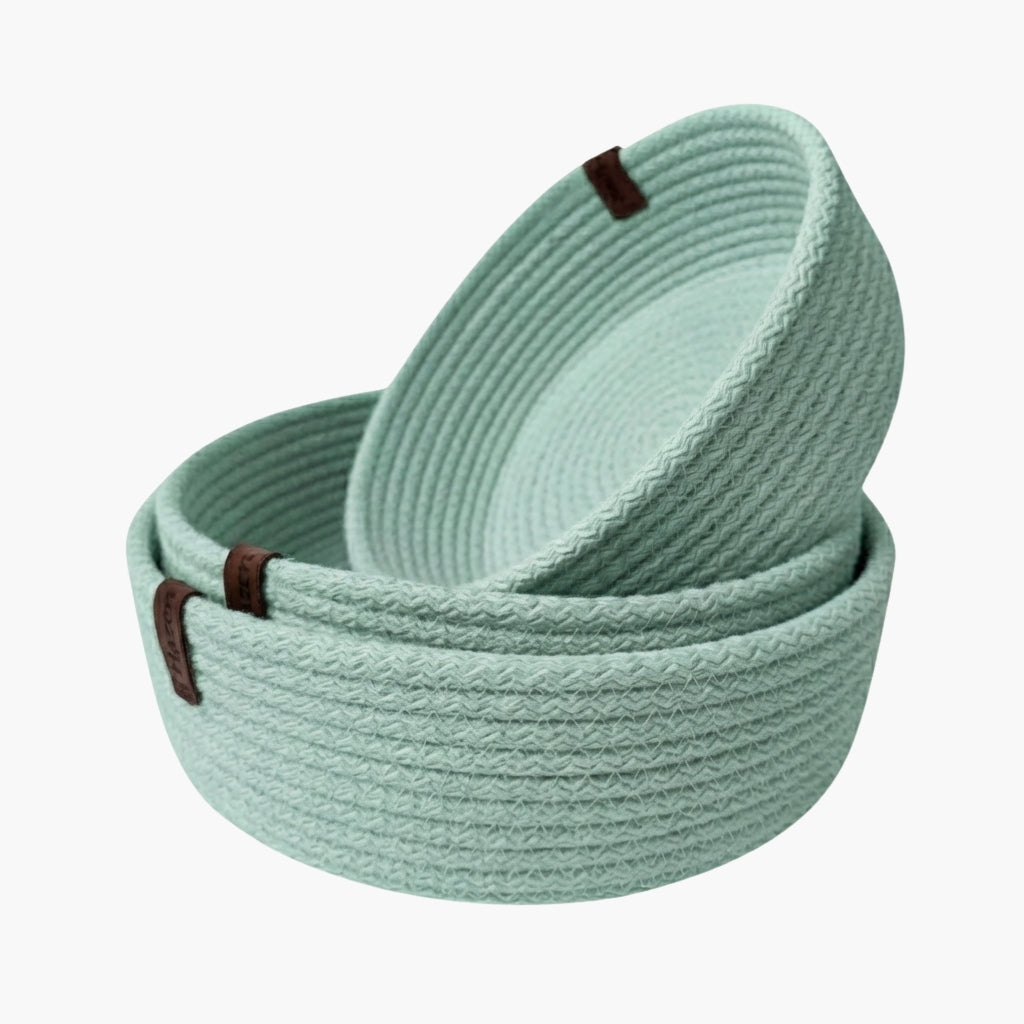 Mint Yeşili Renk 6-7 mm Pamuklu Kordon İp