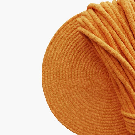 Turuncu Renk 6-7 mm Pamuklu Kordon İp