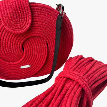 Kırmızı Renk 6-7 mm Pamuklu Kordon İp