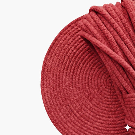 Kırmızı Renk 6-7 mm Pamuklu Kordon İp