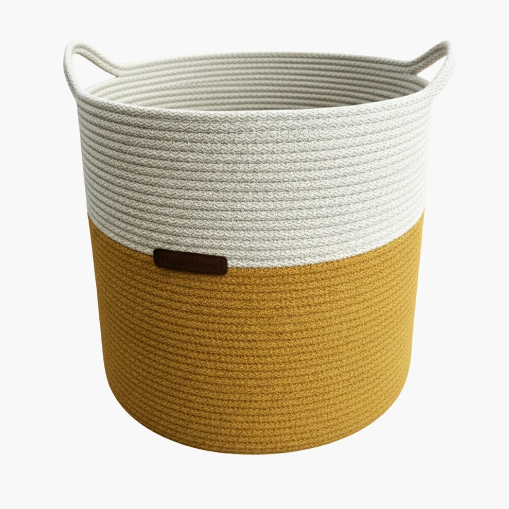 Hardal Sarı Renk 6-7 mm Pamuklu Kordon İp