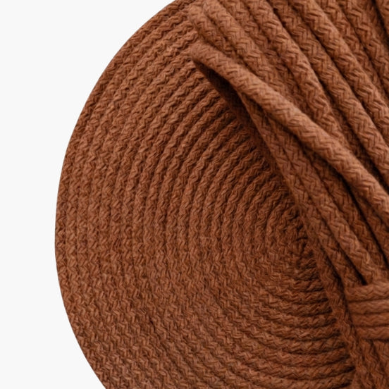 Taba Renk 6-7 mm Pamuklu Kordon İp