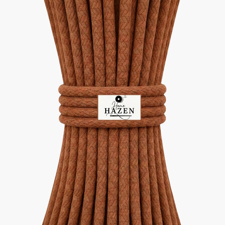 Taba Renk 6-7 mm Pamuklu Kordon İp