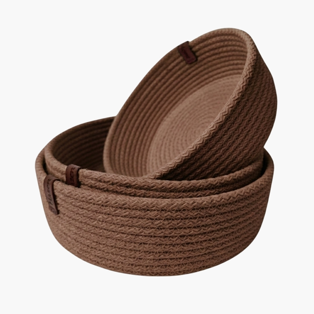 Kahverengi Renk 6-7 mm Pamuklu Kordon İp