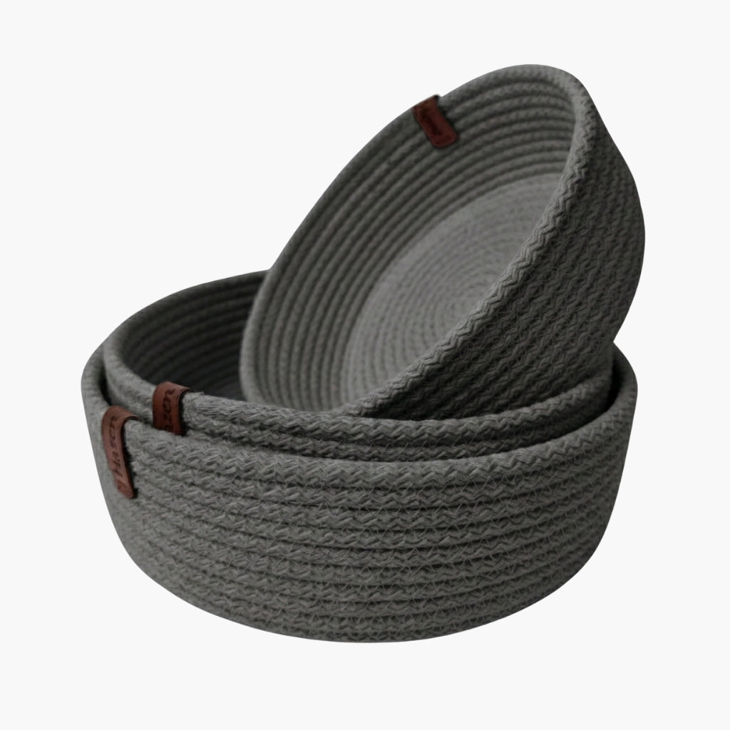 Füme Renk 6-7 mm Pamuklu Kordon İp