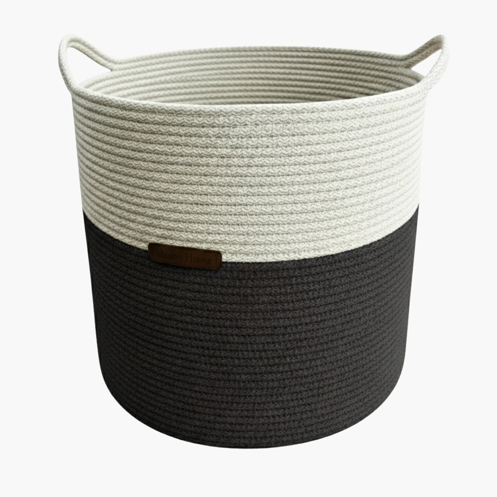 Siyah Renk 6-7 mm Pamuklu Kordon İp