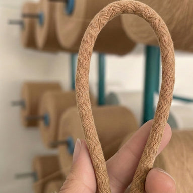 Nohut Bej Renk 6-7 mm Pamuklu Kordon İp