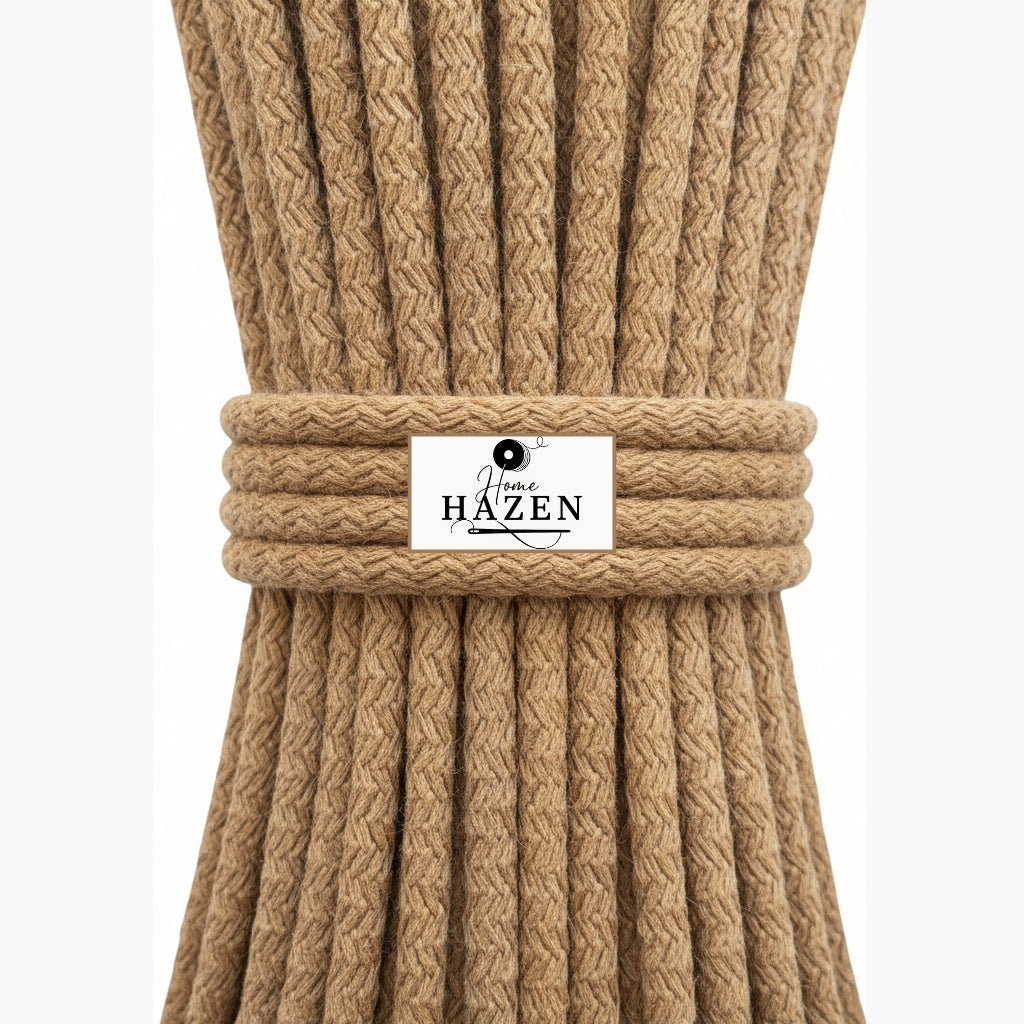 Nohut Bej Renk 6-7 mm Pamuklu Kordon İp