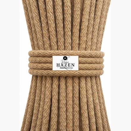 Nohut Bej Renk 6-7 mm Pamuklu Kordon İp