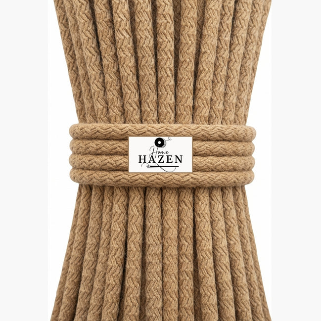 Nohut Bej Renk 6-7 mm Pamuklu Kordon İp