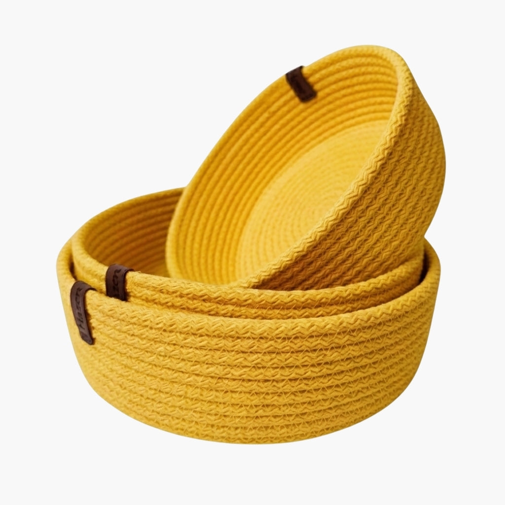 Sarı Renk 6-7 mm Pamuklu Kordon İp