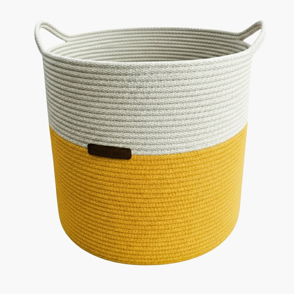 Sarı Renk 6-7 mm Pamuklu Kordon İp