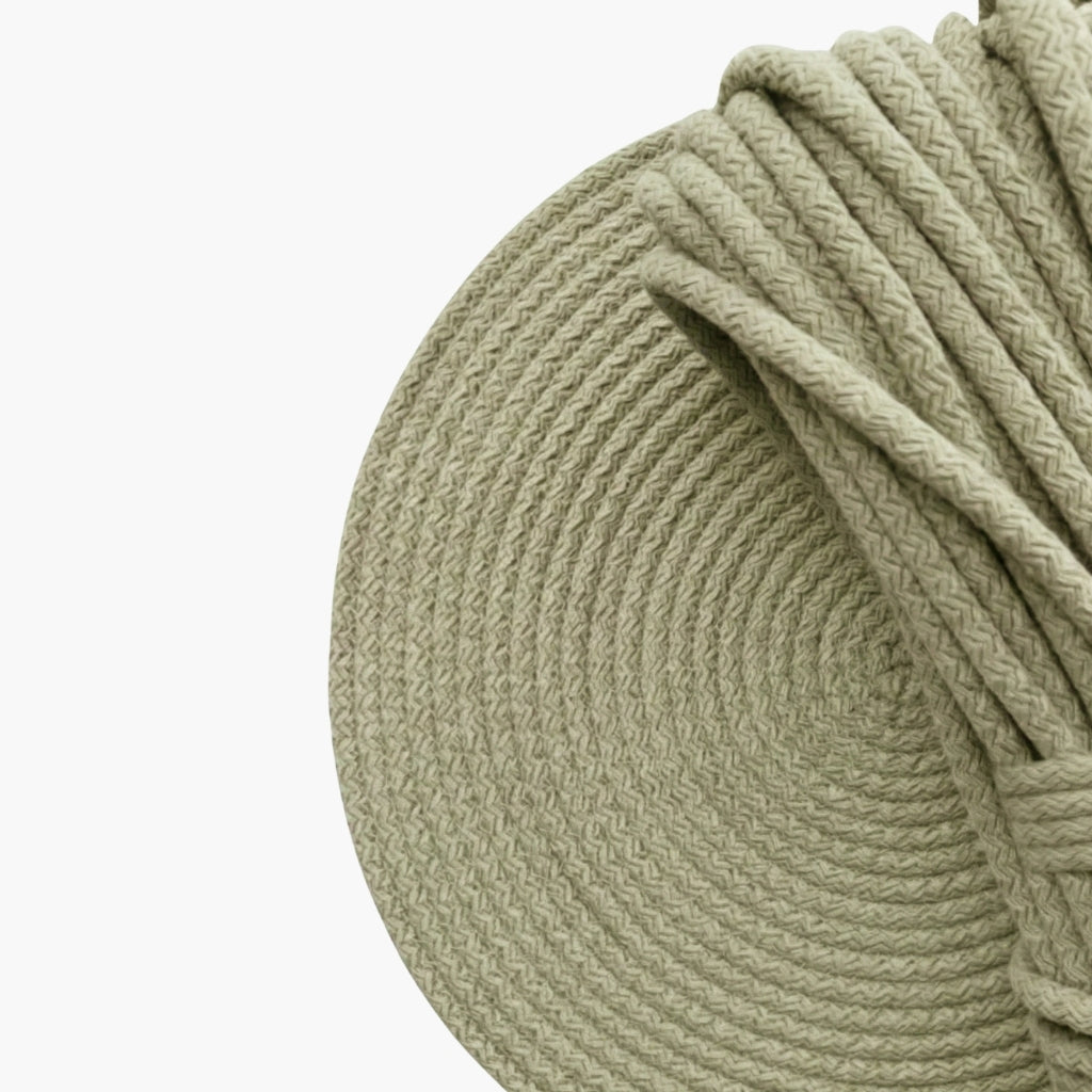 Fıstık Yeşili Renk 6-7 mm Pamuklu Kordon İp