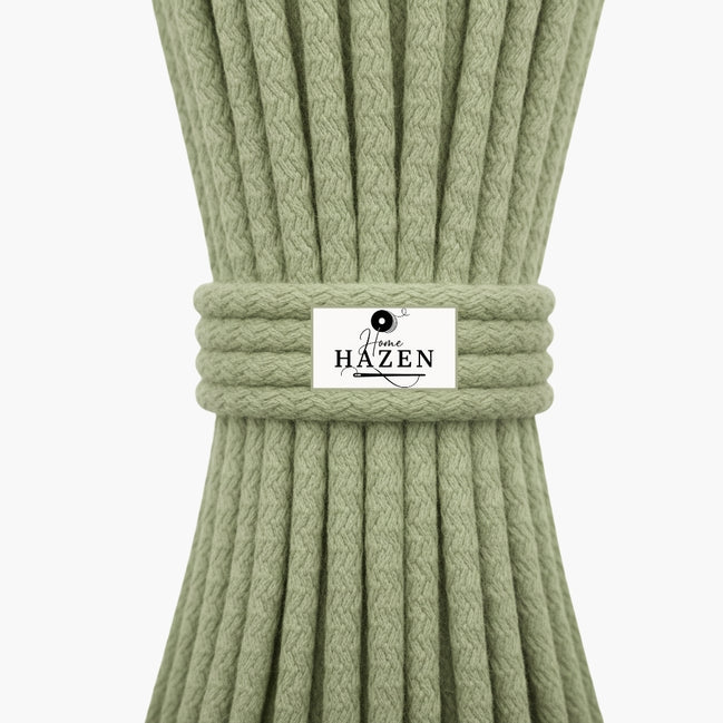 Fıstık Yeşili Renk 6-7 mm Pamuklu Kordon İp