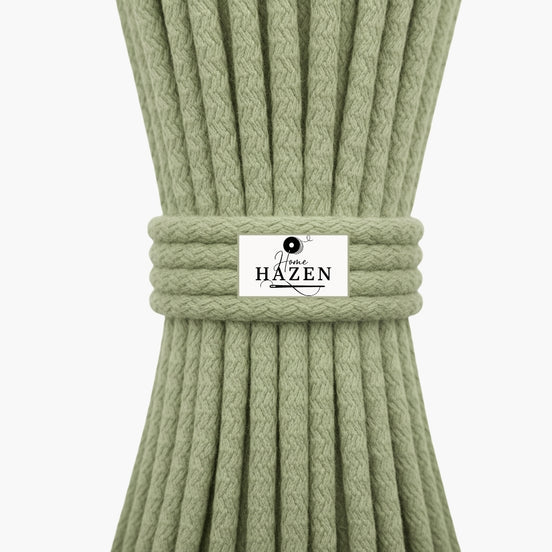 Fıstık Yeşili Renk 6-7 mm Pamuklu Kordon İp