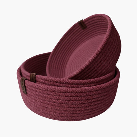 Bordo Renk 6-7 mm Pamuklu Kordon İp