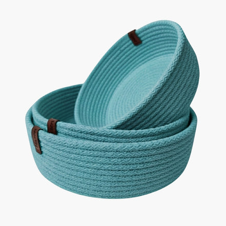 Turkuaz Renk 6-7 mm Pamuklu Kordon İp