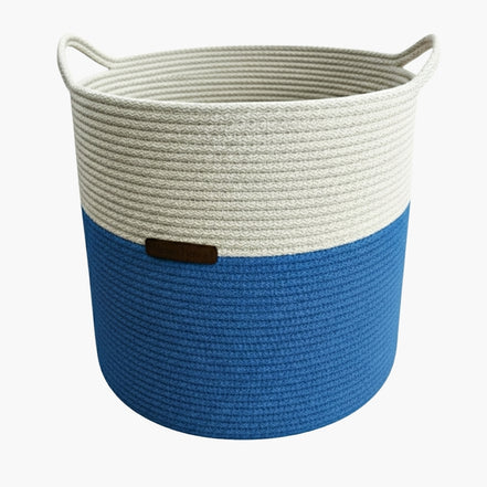 Saks Mavi Renk 6-7 mm Pamuklu Kordon İp