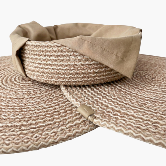 Jüt-Ekru Renk 6-7 mm Kırçıllı Pamuklu Kordon İp