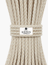 Jüt-Ekru Renk 6-7 mm Kırçıllı Pamuklu Kordon İp