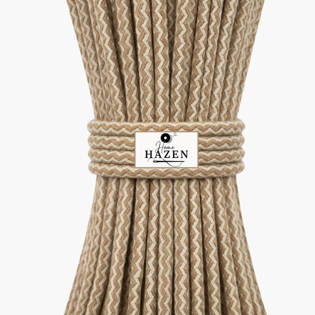 Nohut Bej-Ekru Renk 6-7 mm Kırçıllı Pamuklu Kordon İp