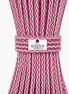 Fuşya-Ekru Renk 6-7 mm Kırçıllı Pamuklu Kordon İp
