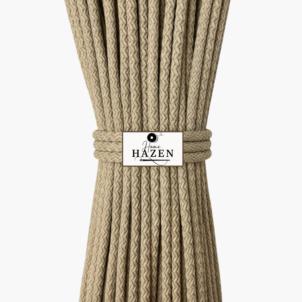 Mat Jüt Renk 6-7 mm Polyester Kordon İp