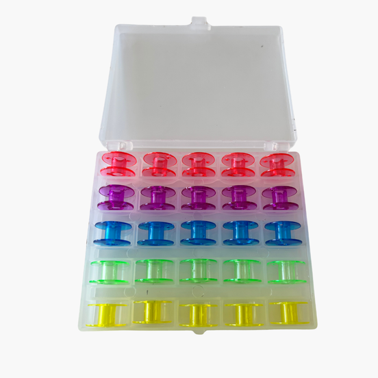 Renkli Plastik Masura Seti ve Saklama Kutusu