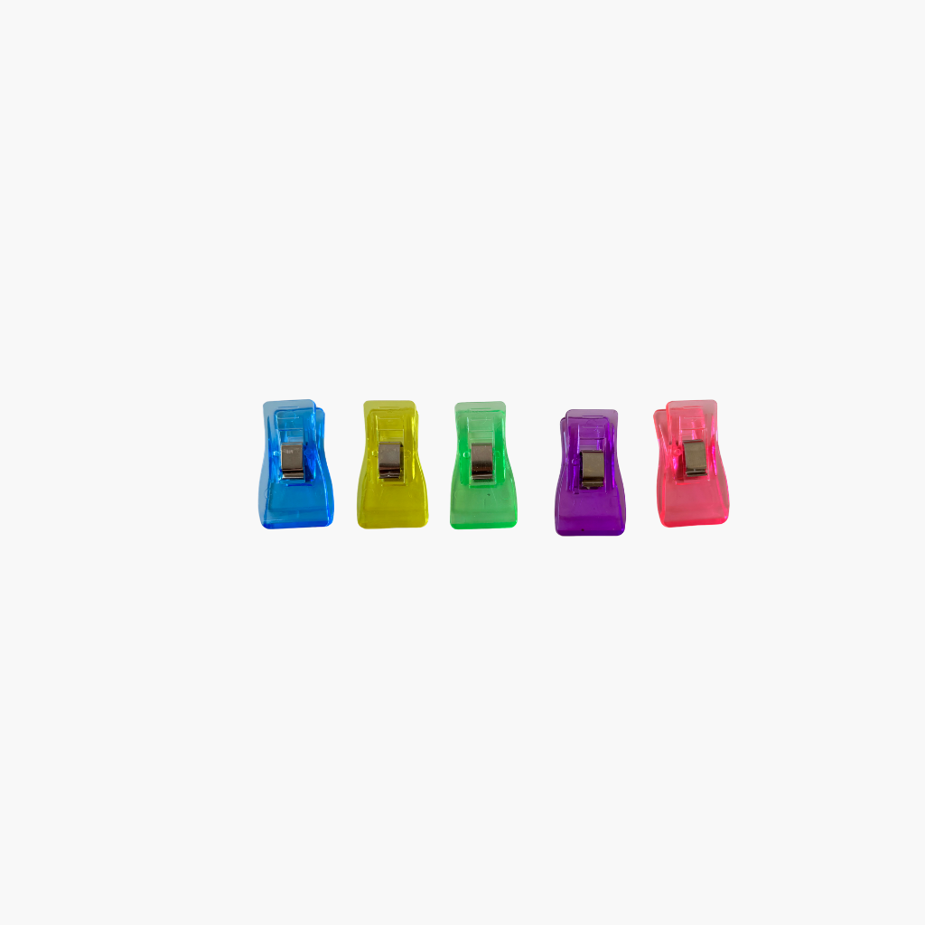 Colorful Plastic Sewing Clip and Clamp Set