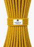 Hardal Sarı Renk 6-7 mm Simli Pamuklu Kordon İp