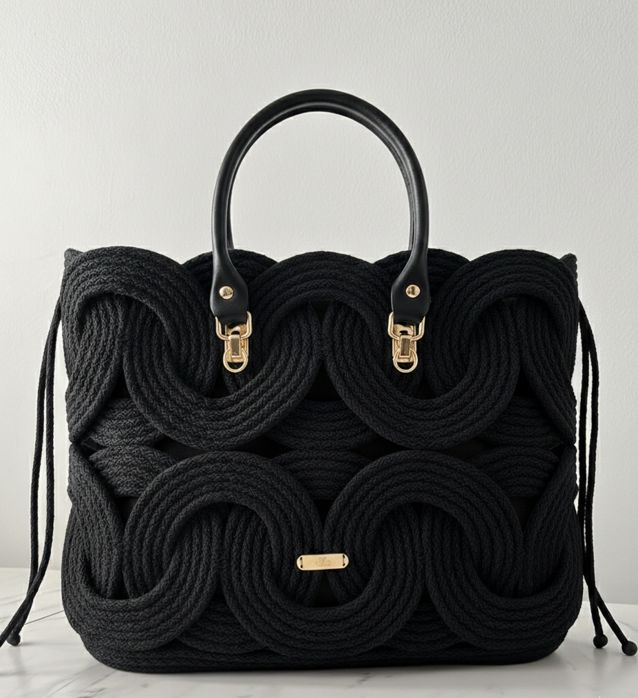 Ringed Cord Handbag