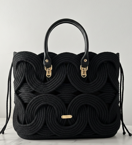 Ringed Cord Handbag